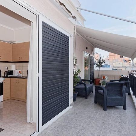 Big Terrace Near Metro And Athens Center Apartment Bagian luar foto